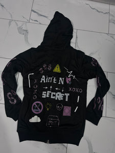 Ain't No Secret Rhinestone Full Zip Set