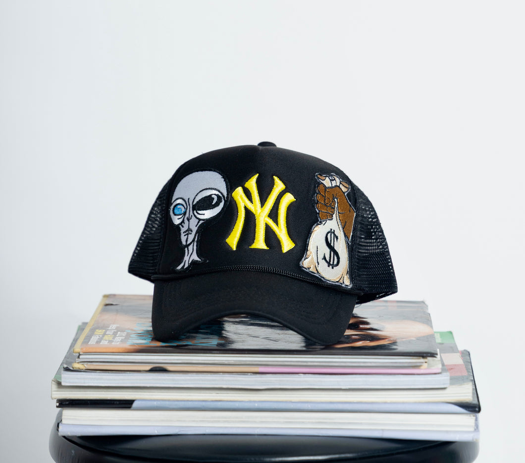 1 Of None Trucker Black MoneyBag